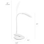 Simple Designs Flexi LED Rounded Clip Light