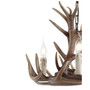 Eldora 18" Adjustable Resin Antler 3-Light LED Chandelier