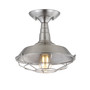Gabe 10.2" Metal LED Semi-Flush Mount