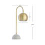 Stephen Metal or Marble Led Table Lamp