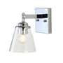 Marion Hurricane Metal, Glass Vanity