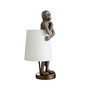 Standing Brass Monkey Table Lamp