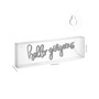 Hello Gorgerous Contemporary Glam Acrylic Box USB Operated LED Neon Light