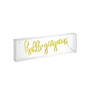 Hello Gorgerous Contemporary Glam Acrylic Box USB Operated LED Neon Light