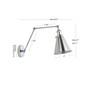 Rover 7" Adjustable Arm LED Wall Sconce