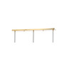 Colin 3-Light Adjustable Retro Hurricane Triple Linear LED Pendant