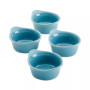 Ceramics Round Ramekin Dipper Cups, Set of 4
