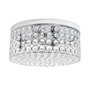 Elegant Designs 12" Elipse Round Flushmount