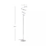Scribble 60.5" Modern Dimmable Integrated Led Floor Lamp