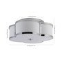 Quatrefoil Scalloped Shade Classic Glam LED Flush Mount