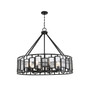 Deandre 10-Light Chandelier in Matte Black