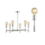 Turing 17.75" Adjustable Height LED Pendant
