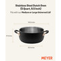 Accent Series Stainless Steel 5-Quart Dutch Oven