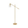 Kathryn Classic Glass Adjustable Head Modern LED Floor Lamp
