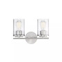 Marshall 2-Light Bathroom Vanity Light (14" W x 10"H)