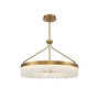 Landon LED Pendant in Warm Brass