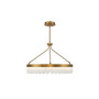 Landon LED Pendant in Warm Brass