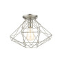 Geometric 1 Light Flush Mount