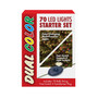 National Tree 70 Bulb Dual Color LED Light String STARTER SET, 9 Function