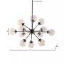 Paige Metal & Glass Chandelier
