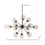 Paige Metal & Glass Chandelier