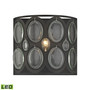 Serai 1 Light Vanity in Oil Rubbed Bronze with Clear Glass