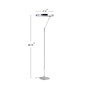 Owen 66.7" Integrated LED Metal Floor Lamp