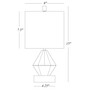 Dutchess Diamond Accent Crystal Table Lamp