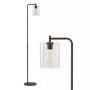 Elizabeth LED Contemporary Floor Lamp with Glass Shade & Edison Bulb
