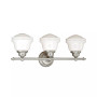 Huntley 3 Light Farmhouse Bathroom Vanity Wall Light Schoolhouse Glass