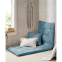 Edelia Poly Chenille Lounge Floor Pillow Cushion, 27"x74"