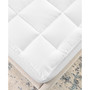 4" Hybrid Fiber and Memory Foam Mattress Topper, Twin