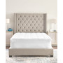 4" Hybrid Fiber and Memory Foam Mattress Topper, Twin