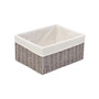 Twisted Paper Rope Woven Bathroom Storage Basket Set, 7 Piece