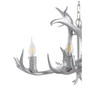 Eldora 26" Adjustable Resin Antler 4-Light LED Chandelier