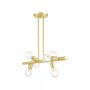 Bannister 6 Lights Linear Chandelier