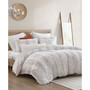 Snow Leopard Ivory 3 Piece Comforter Set, Full/Queen
