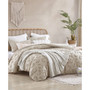 Chenille Leopard Linen 3 Piece Comforter Set, Full/Queen