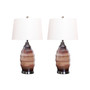 Tallulah Glass Table Lamp, Set of 2