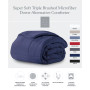 All-Season Soft Brushed Microfiber Down-Alternative Comforter - King