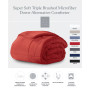 All-Season Soft Brushed Microfiber Down-Alternative Comforter - King