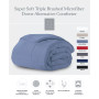 All-Season Soft Brushed Microfiber Down-Alternative Comforter - King