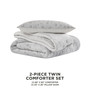 Valentina Leopard 2 Piece Reversible Comforter Set, Twin/ Twin XL