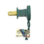 Set of 25 Warm White LED C7 Christmas Lights - Green Wire