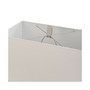 Thame Blue Vertical Lined Moulded Table Lamp With White Shade