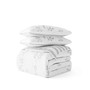 All Season 2 Piece Sprouting Vines Stripe Reversible Quilt Set, Twin/Twin XL