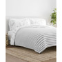 All Season 2 Piece Sprouting Vines Stripe Reversible Quilt Set, Twin/Twin XL