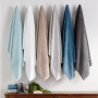 Luxury Turkish Bath Towels, 2-Pack, 600 GSM, Extra Soft  Plush, 30x60, Solid Color Options with Dobby Border