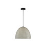 Trade Winds Carson Concrete Pendant Light in Matte Black