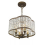 Grammercy 4-Light Convertible Mini Chandelier/Ceiling Mount